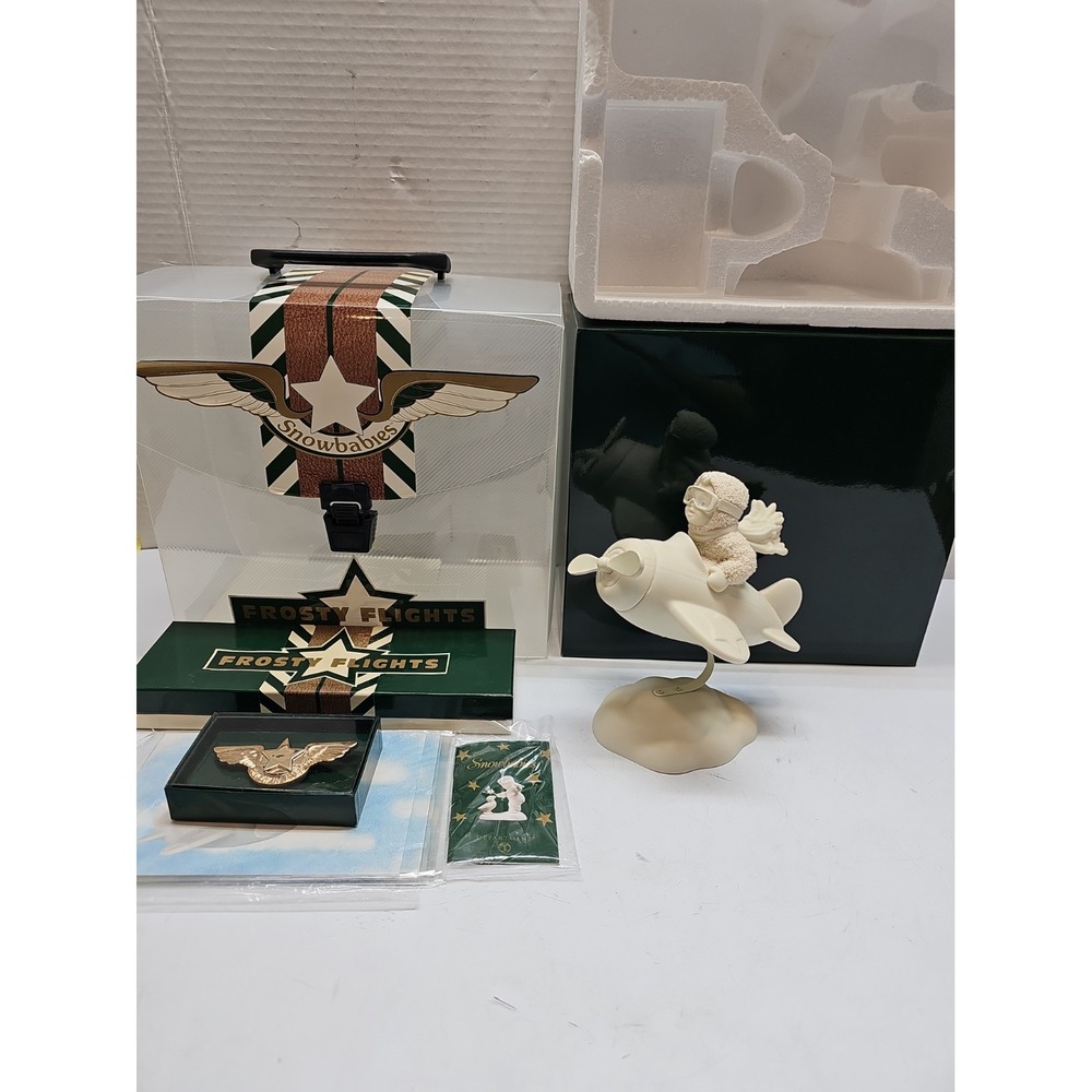 Snowbabies I CAN FLY 2001 Frosty Flights FRIENDSHIP CLUB Dept 56 Figurine w/ Box